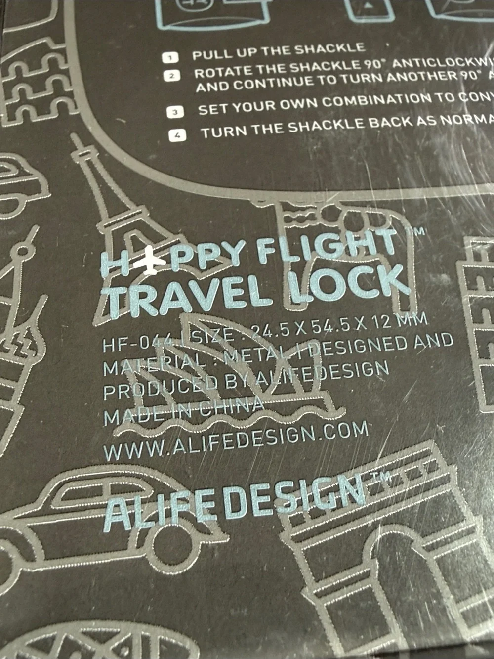 Alife Design Happy Travel Lock